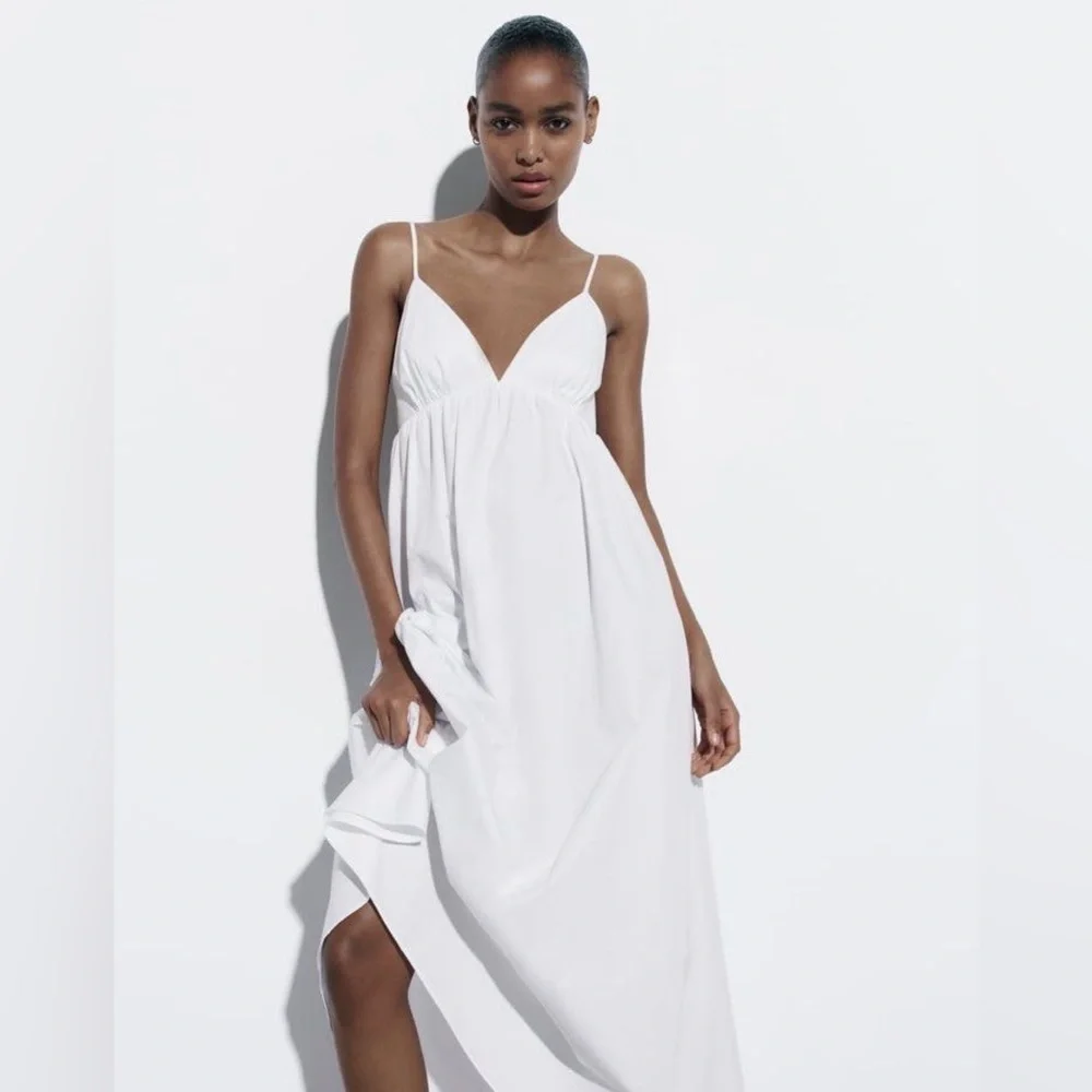 Zara Gabardine Dress - Picture 4 of 7